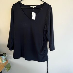 Black Cleo top (xl)